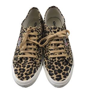 SuperGa leopard print sneakers size 41-1/2‎